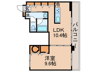 東雲ｷｬﾅﾙｺ-ﾄCODAN１７号棟の物件間取画像